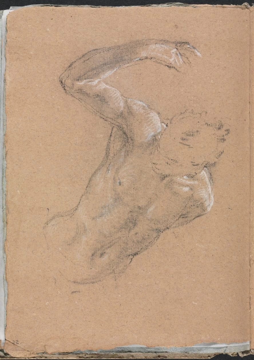 Nudo maschile con braccio destro alzato - Cleveland Museum of Art